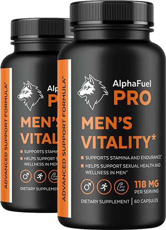 AlphaFuel Pro Male Vitality Supplement - 6 Bottle Package